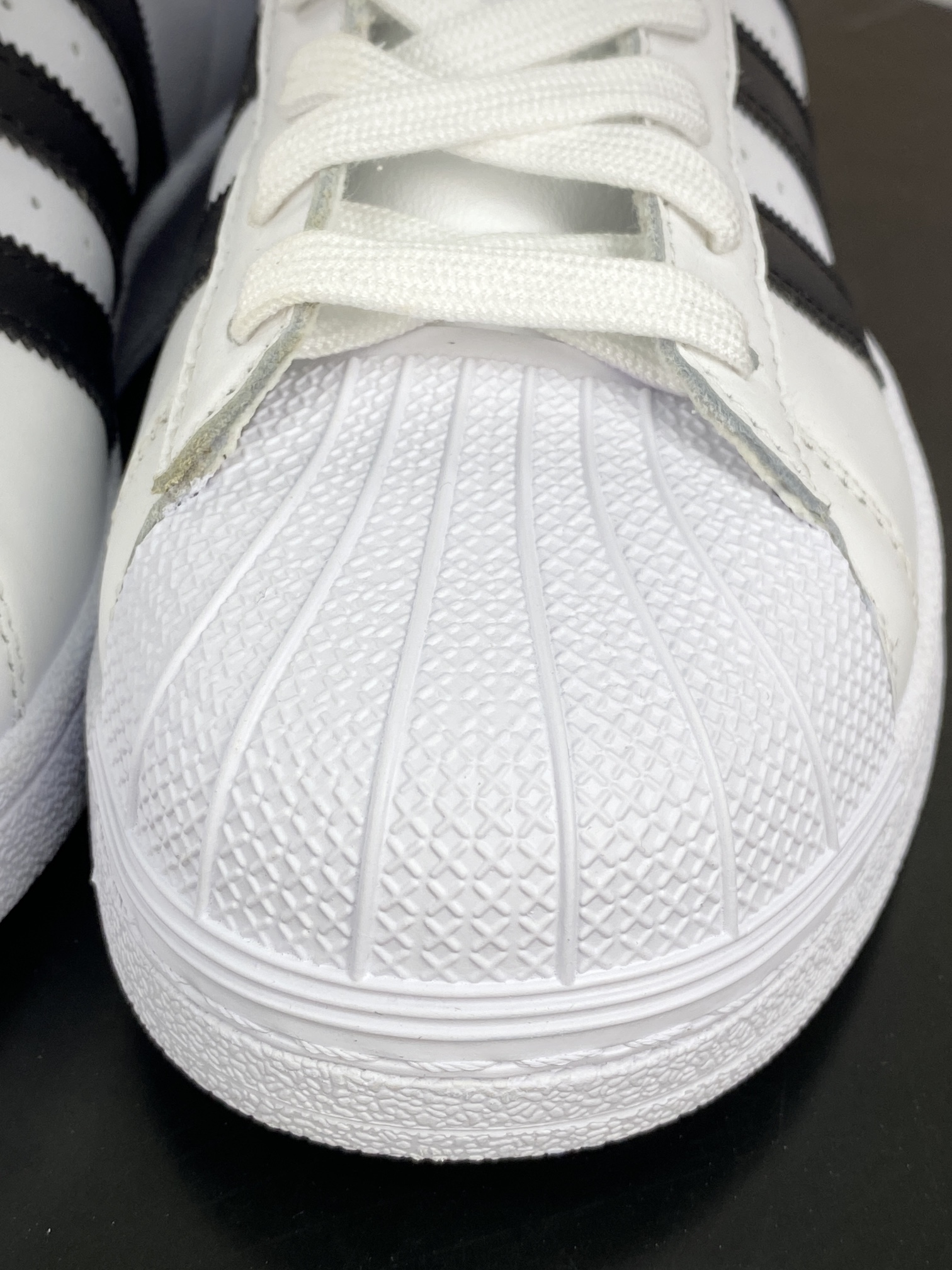 180 Prada x adidas Originals Superstar 80s"Core White/Core Black"贝壳头板鞋“皮革白黑三杠LOGO普拉达”FW6680