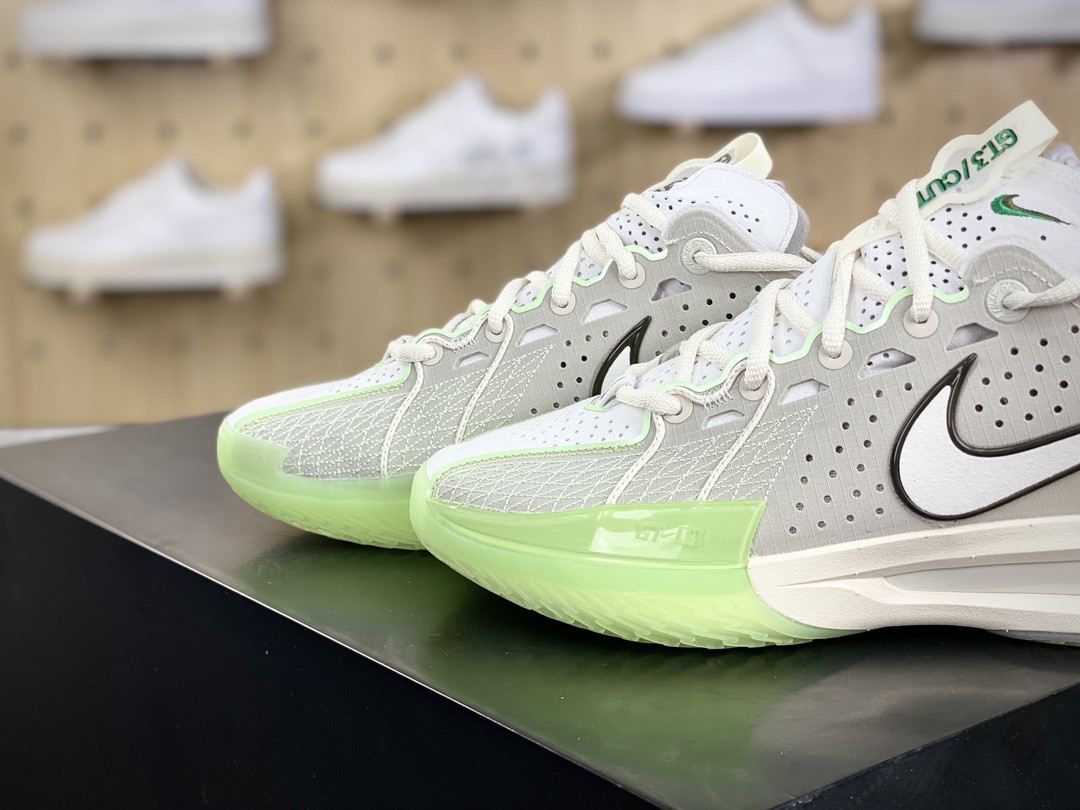 300 耐克Nike Air Zoom GT Cut 3 EP"Light Bone/Vapor Green"超跑篮球鞋“浅骨白蒸汽绿”DV2913-003