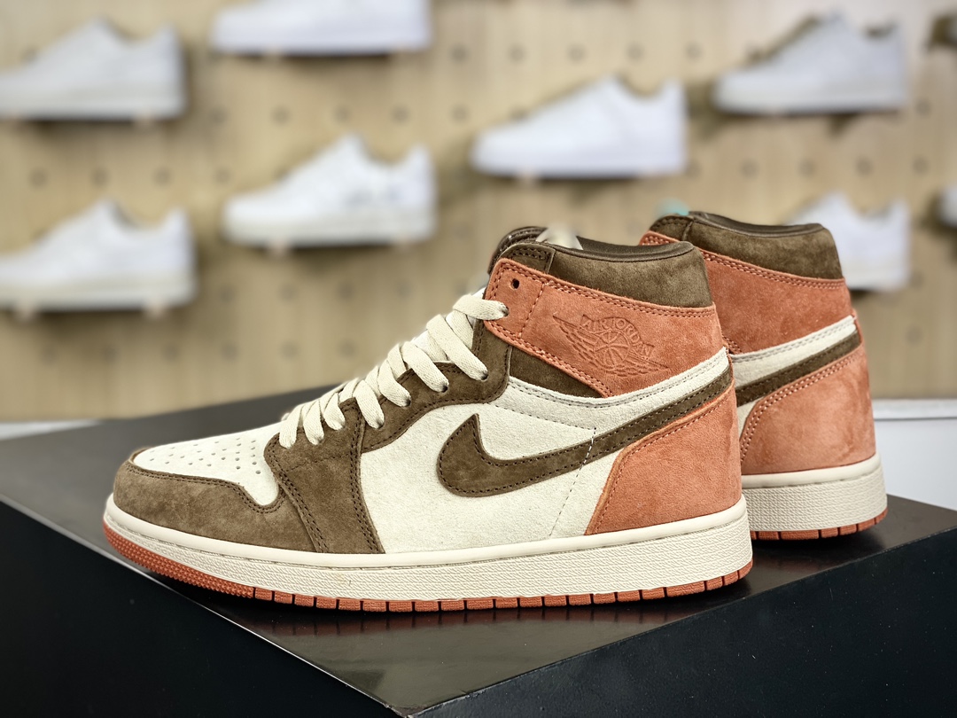 220 耐克Nike WMNS Air Jordan 1 Retro High OG"Dusted Clay"AJ1代篮球鞋“灰黄可可棕”FQ2941-200