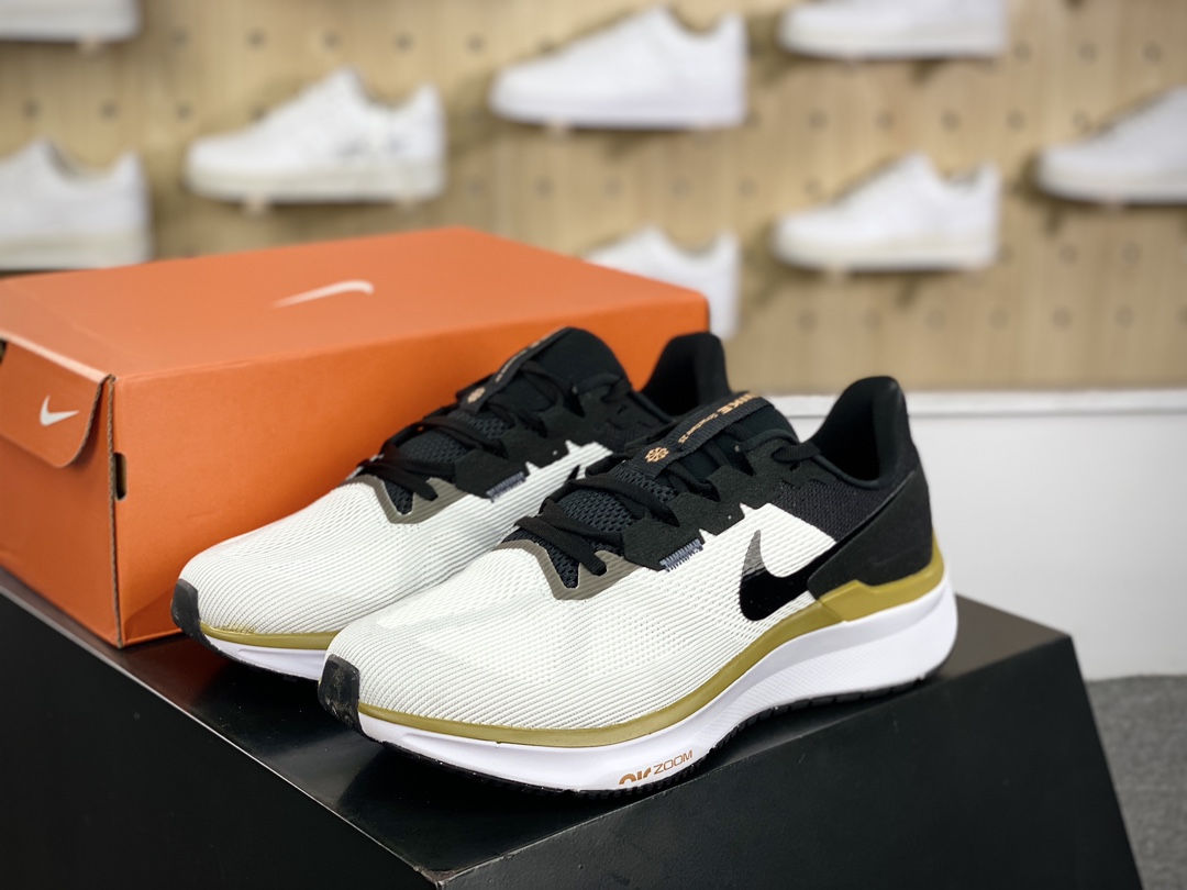 200 耐克Nike Air Zoom Structure 25″White Black Brown”25代结构系列跑步鞋“白黑棕”DJ7883-103