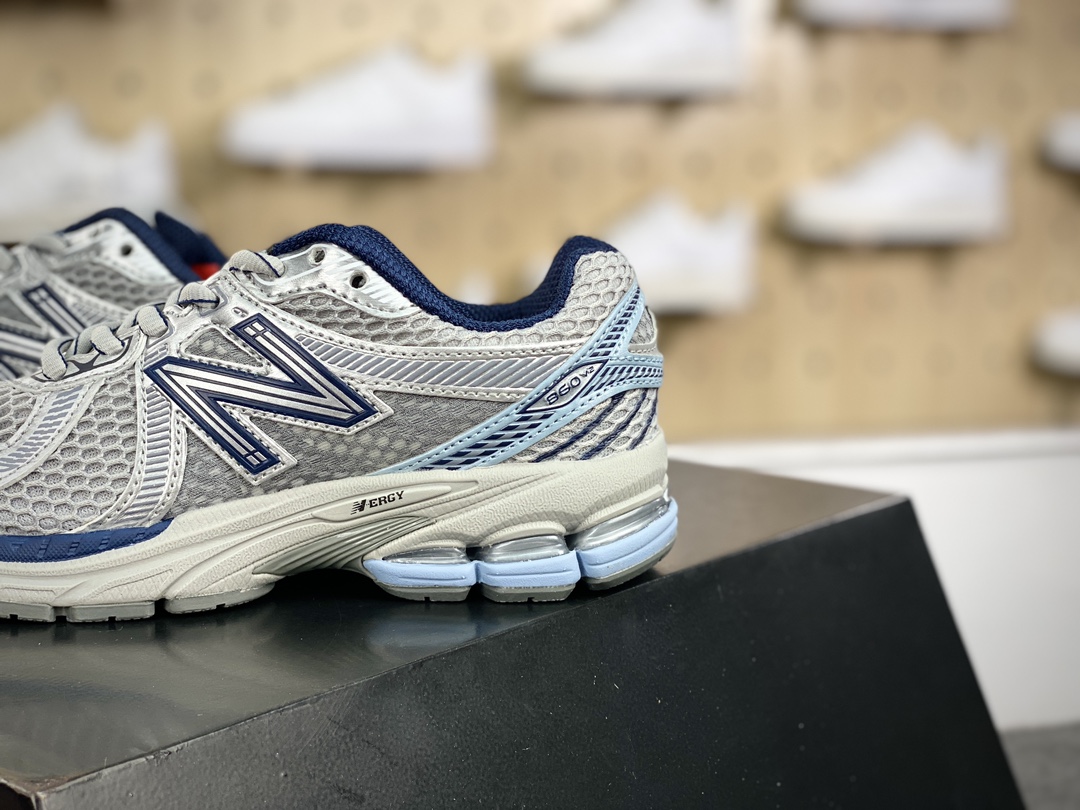 180 NB新百伦New Balance ML860V2系列低帮慢跑鞋“银灰浅蓝”ML860BB2