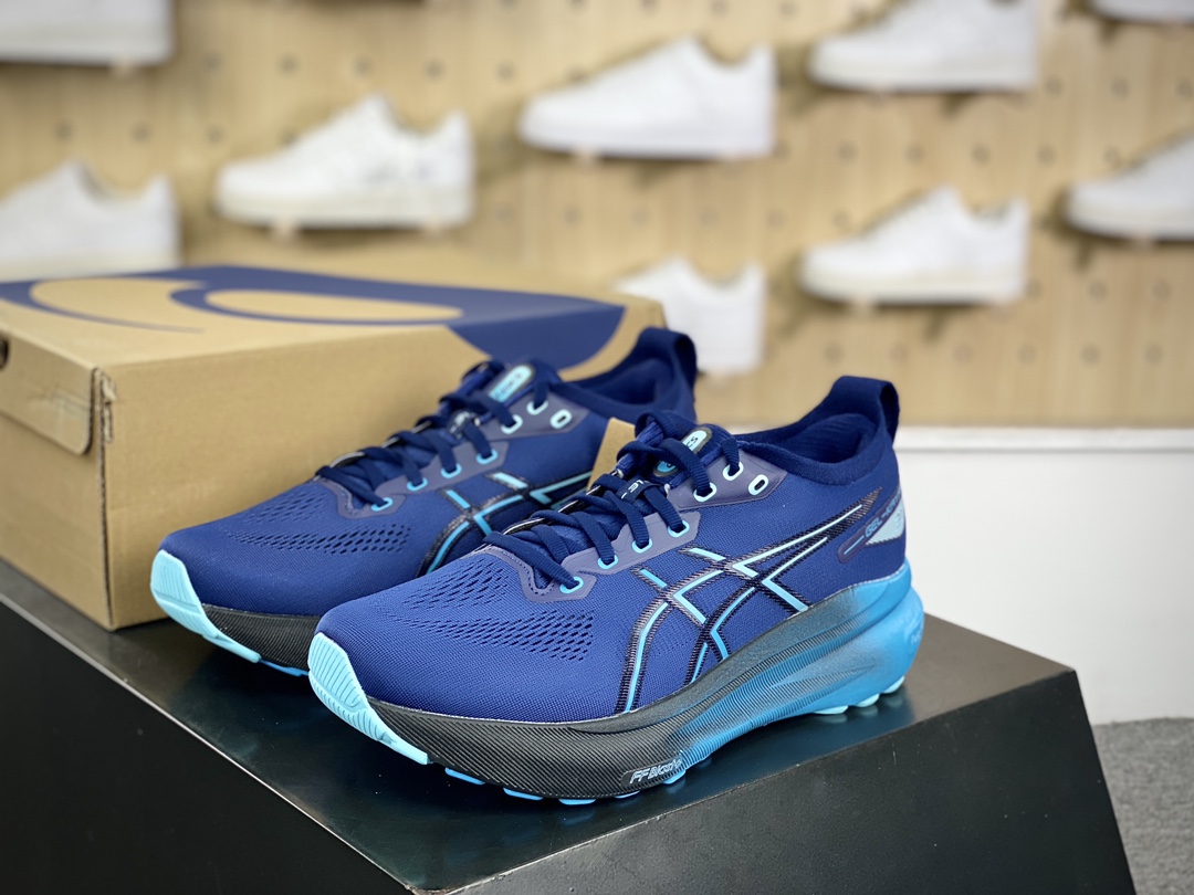 220 亚瑟士/Asics Gel-Kayano 31 卡亚诺31代低帮全能慢跑鞋“宝蓝色”1011B867-401