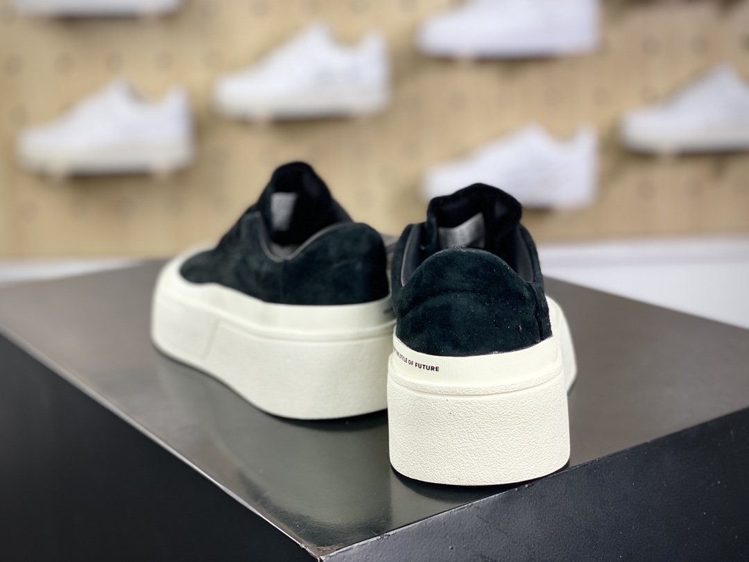 280 阿迪达斯Adidas Labcourt Low Lab球场系列板鞋“麂皮黑白”ID6227