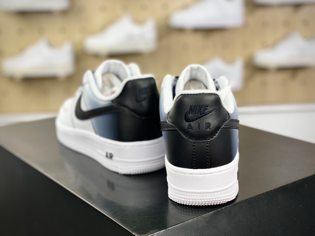 220 耐克Nike Air Force 1’07 Low"White/Sliver"空军一号板鞋“皮革白灰银渐变”FN0366-101