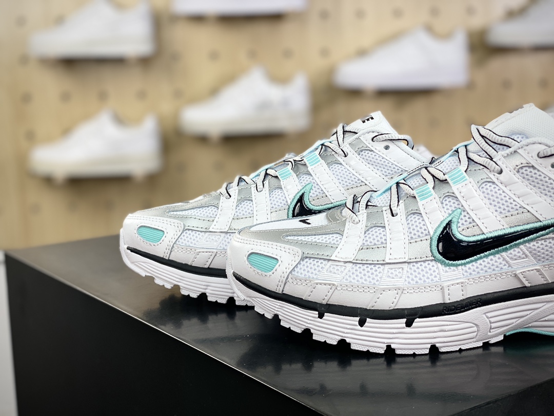 耐克Nike P-6000”White/Mint green/Black”系列低帮慢跑鞋“白黑薄荷绿”BV1021-104