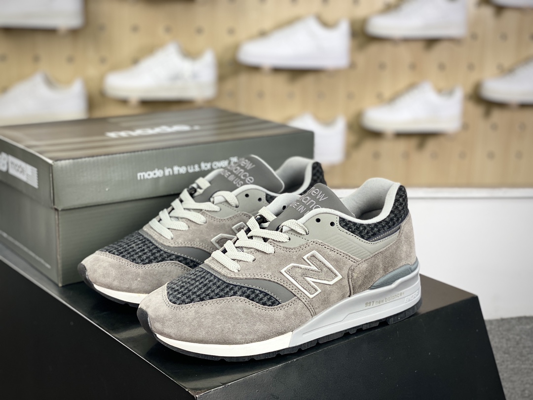 新百伦New Balance Made in USA M997高端慢跑鞋“狼灰呢子布”M997PAK