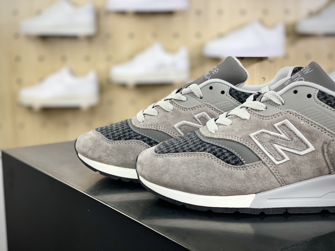 新百伦New Balance Made in USA M997高端慢跑鞋“狼灰呢子布”M997PAK