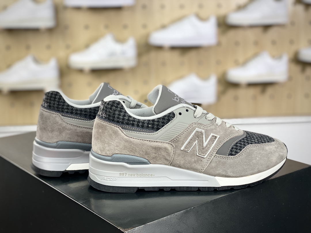 新百伦New Balance Made in USA M997高端慢跑鞋“狼灰呢子布”M997PAK