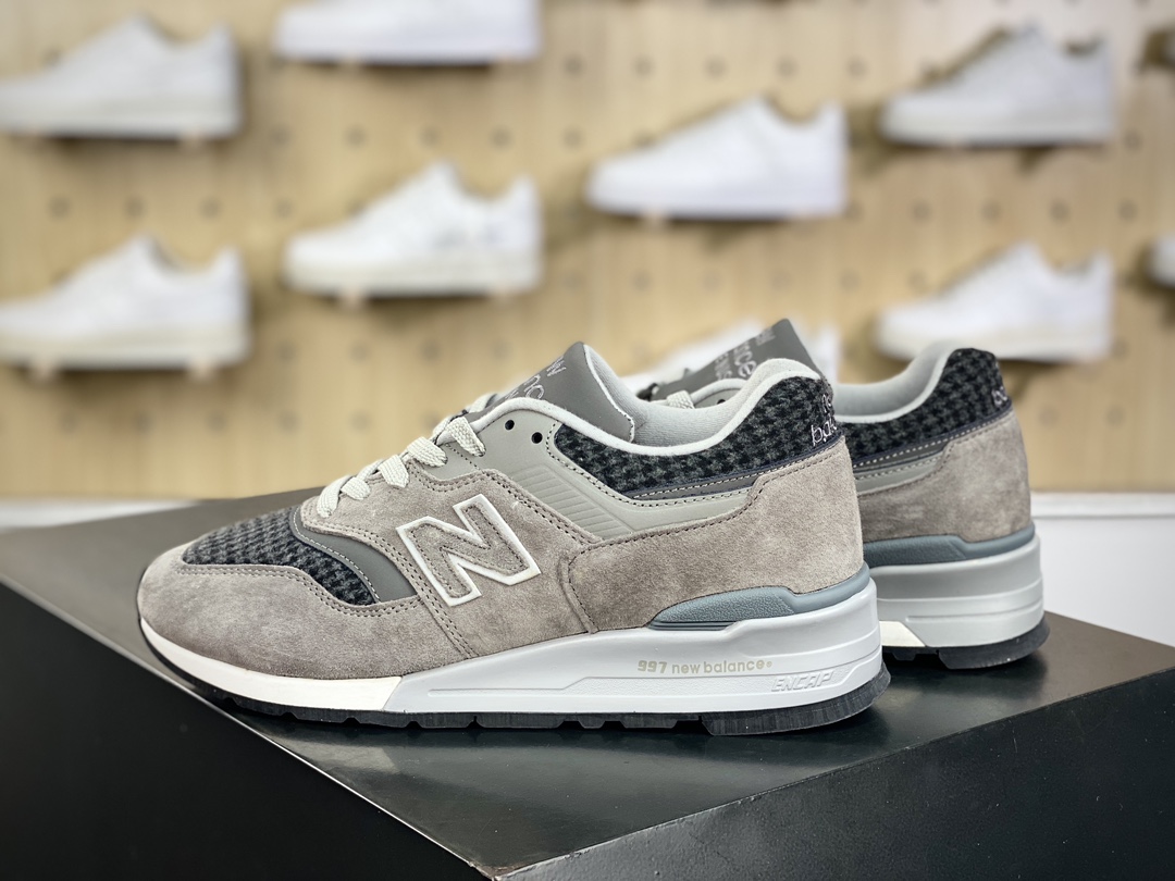 新百伦New Balance Made in USA M997高端慢跑鞋“狼灰呢子布”M997PAK