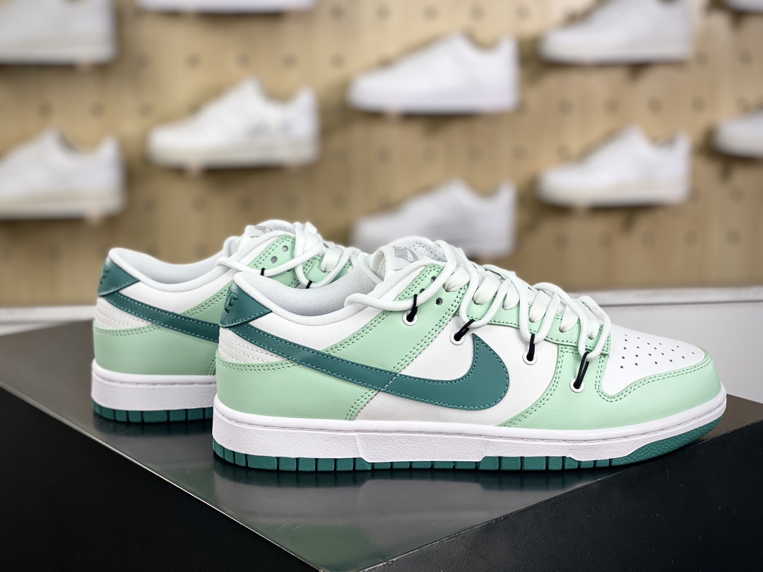 260 耐克Nike SB Dunk Low Lot"Mint/White"扣篮板鞋“青绿薄荷白绑绳”FD9911-101