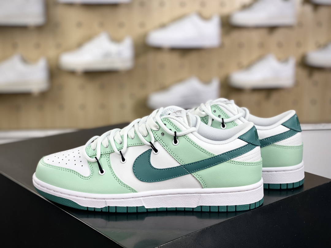 260 耐克Nike SB Dunk Low Lot"Mint/White"扣篮板鞋“青绿薄荷白绑绳”FD9911-101