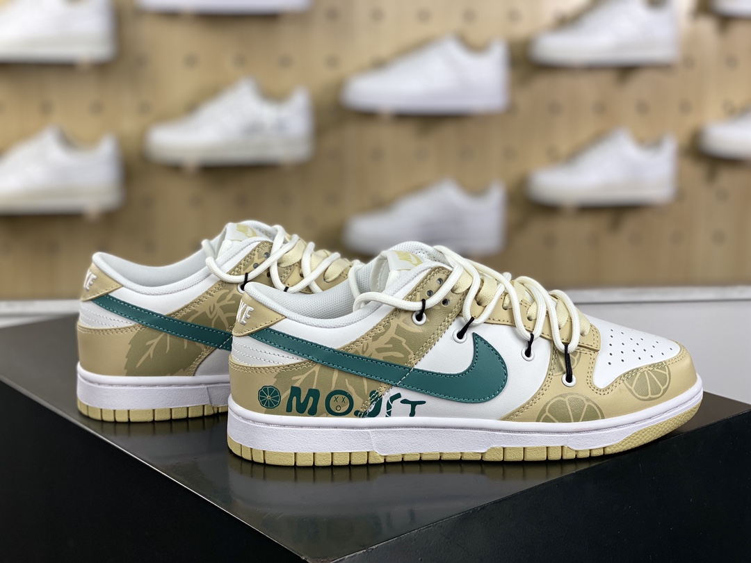 260 耐克Nike SB Dunk Low Lot"Mojito"扣篮系列低帮板鞋“酒鬼柠檬黄莫吉托绑绳”DV0833-100