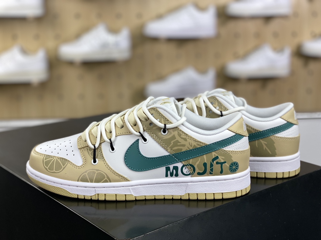 260 耐克Nike SB Dunk Low Lot"Mojito"扣篮系列低帮板鞋“酒鬼柠檬黄莫吉托绑绳”DV0833-100