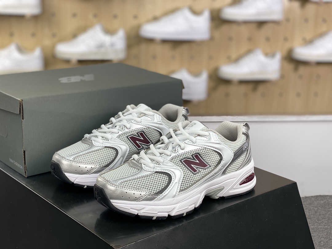 200 NB新百伦New Balance MR530系列低帮跑步鞋“深灰银”MR530GS