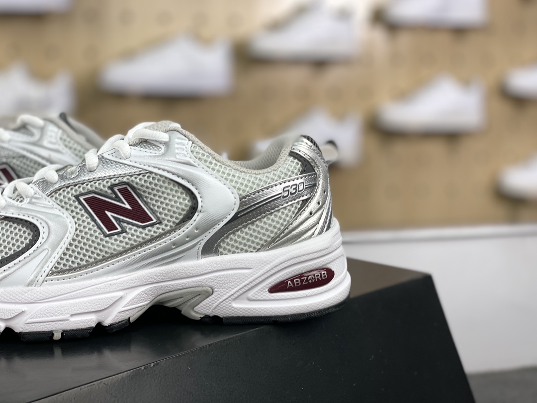 200 NB新百伦New Balance MR530系列低帮跑步鞋“深灰银”MR530GS