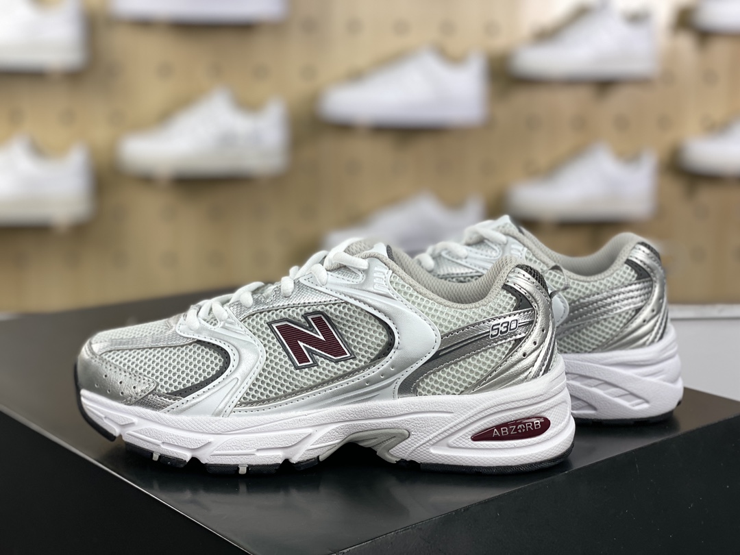 200 NB新百伦New Balance MR530系列低帮跑步鞋“深灰银”MR530GS