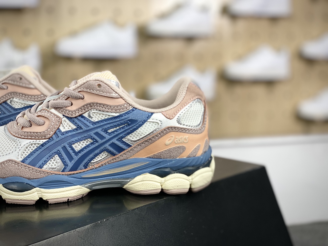 200 亚瑟士/Asics Gel-NYC 系列低帮慢跑鞋“三文鱼粉蓝”1203A429-104