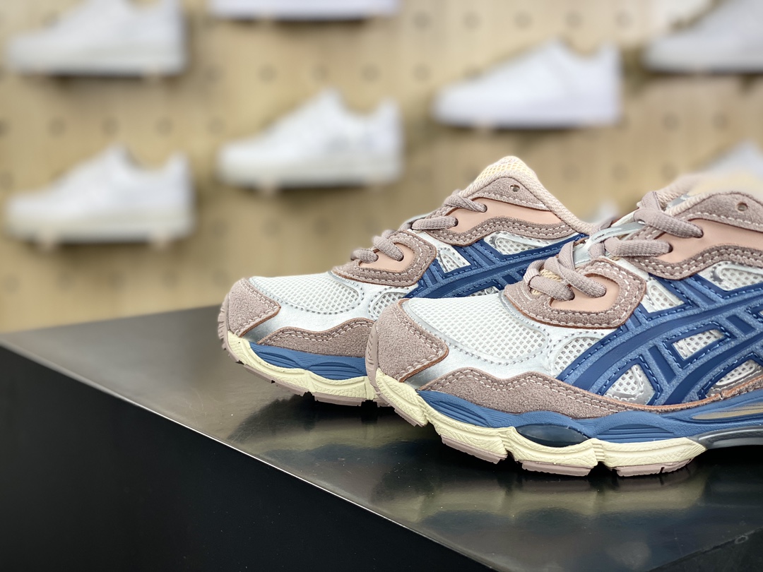 200 亚瑟士/Asics Gel-NYC 系列低帮慢跑鞋“三文鱼粉蓝”1203A429-104