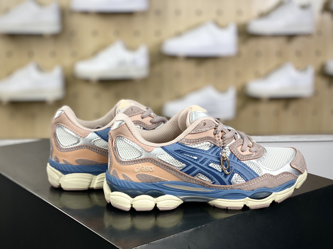 200 亚瑟士/Asics Gel-NYC 系列低帮慢跑鞋“三文鱼粉蓝”1203A429-104