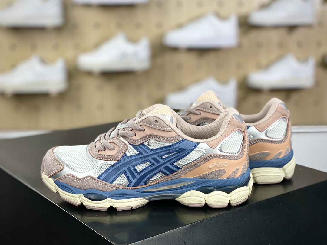 200 亚瑟士/Asics Gel-NYC 系列低帮慢跑鞋“三文鱼粉蓝”1203A429-104