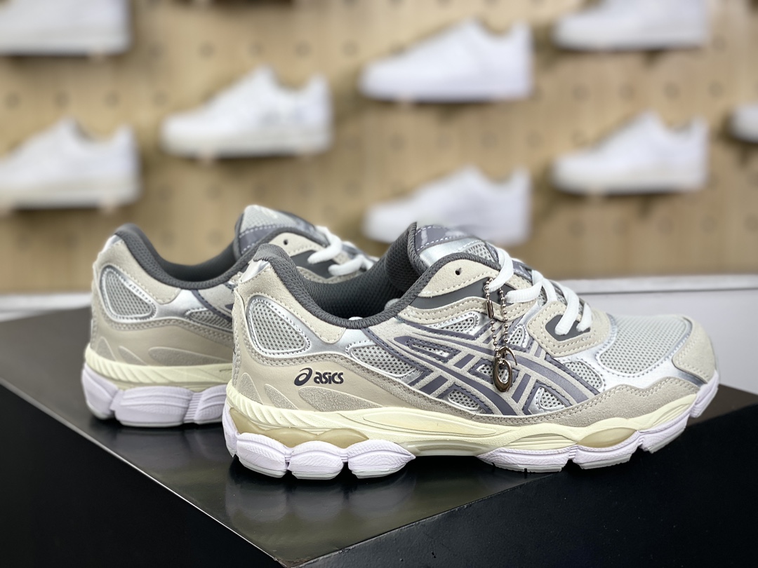 200 亚瑟士/Asics Gel-NYC 系列低帮慢跑鞋“米白银深灰”1203A383-020