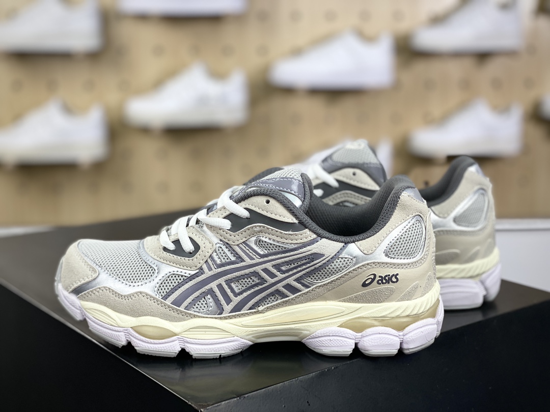 200 亚瑟士/Asics Gel-NYC 系列低帮慢跑鞋“米白银深灰”1203A383-020