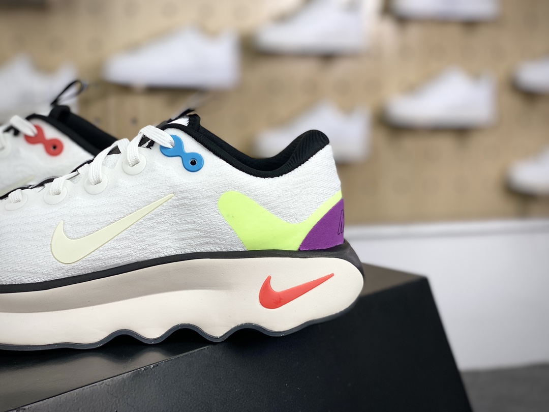 180 耐克Nike Motiva"White Lime Blue Lightning"莫提瓦系列低帮慢跑鞋“白黑荧光绿蓝紫鸳鸯”FJ1058-100