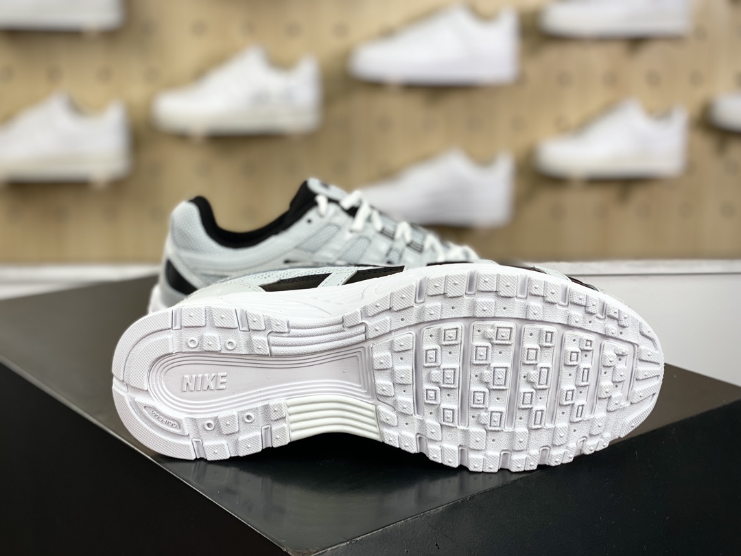 220 耐克Nike P-6000"Pure Platinum"系列低帮复古慢跑鞋“白灰银黑”CD6404-006