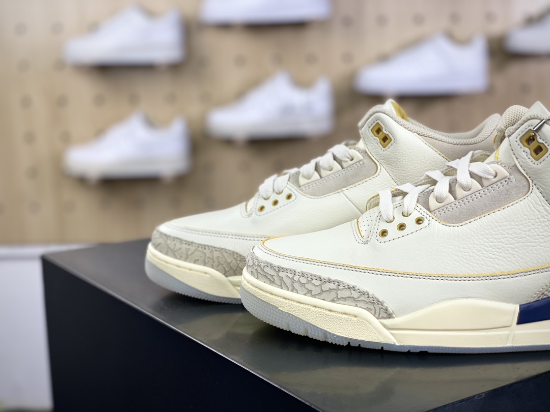 450  Nike Air Jordan 3 Retro SP"Medellín Sunset"迈克尔·乔丹AJ3代中帮篮球鞋“联名白蓝红粉紫日落渐变做旧”FN0344-901