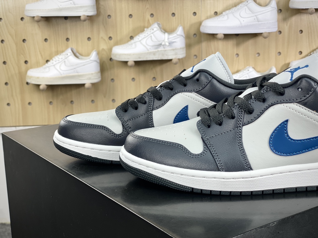 220 耐克Nike Air Jordan 1 Low"Anthracite Industrial Blue"AJ1乔丹一代篮球鞋“无烟煤黑工业蓝”DC0774-040