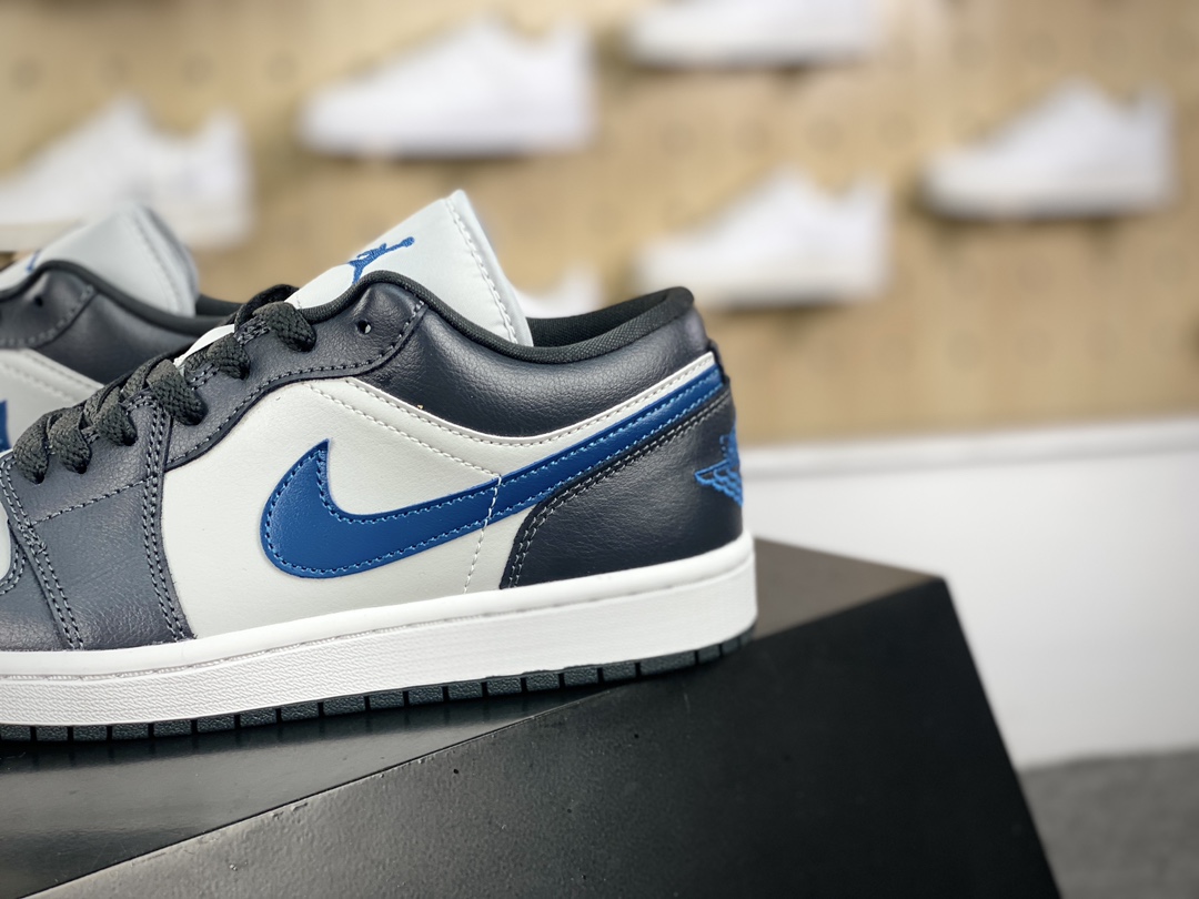 220 耐克Nike Air Jordan 1 Low"Anthracite Industrial Blue"AJ1乔丹一代篮球鞋“无烟煤黑工业蓝”DC0774-040