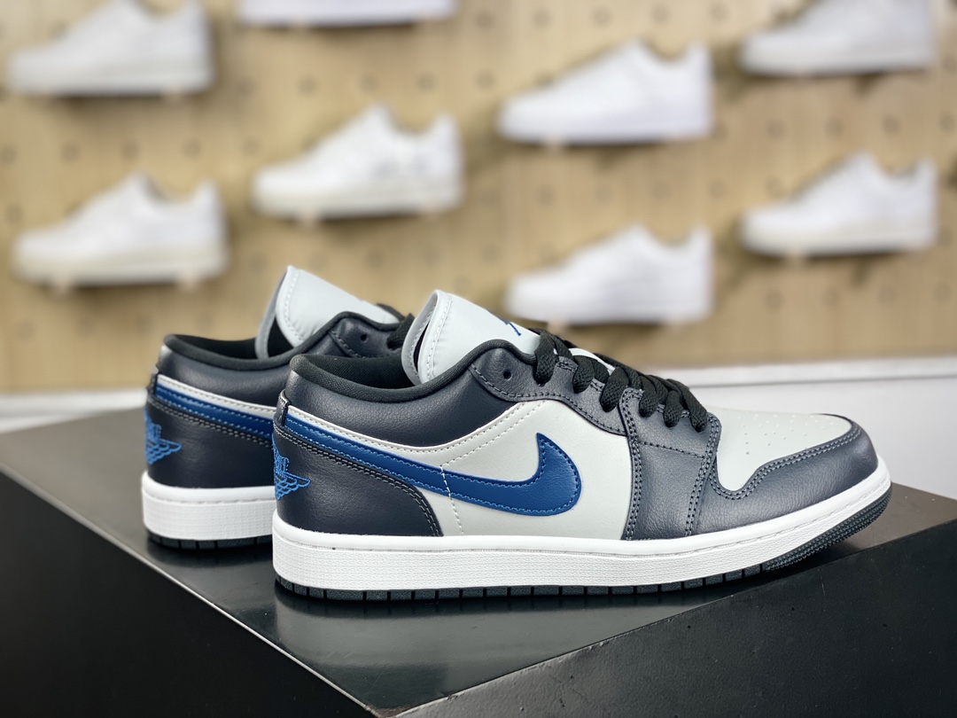 220 耐克Nike Air Jordan 1 Low"Anthracite Industrial Blue"AJ1乔丹一代篮球鞋“无烟煤黑工业蓝”DC0774-040