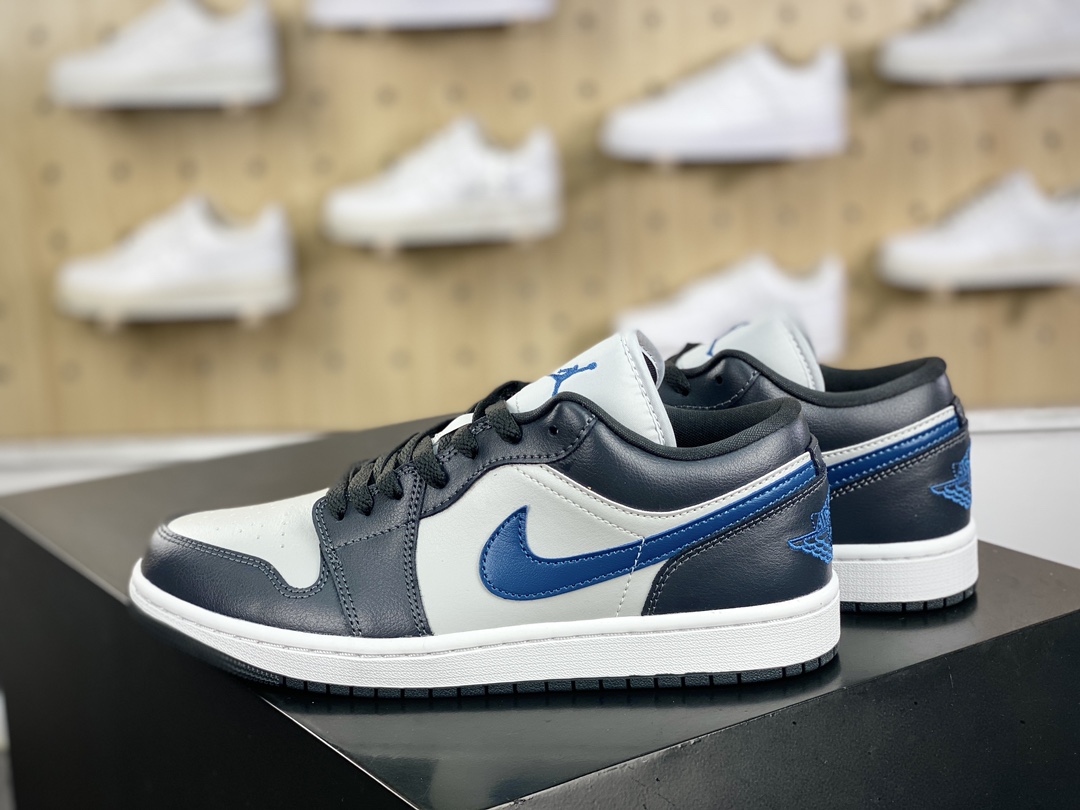 220 耐克Nike Air Jordan 1 Low"Anthracite Industrial Blue"AJ1乔丹一代篮球鞋“无烟煤黑工业蓝”DC0774-040