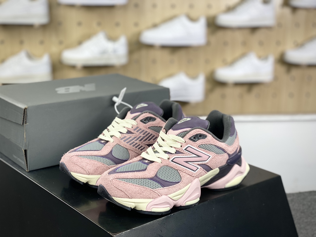 220 New Balance 9060″Pink Purple”系列复古百搭跑步鞋“冰淇淋粉深紫”U9060YSO