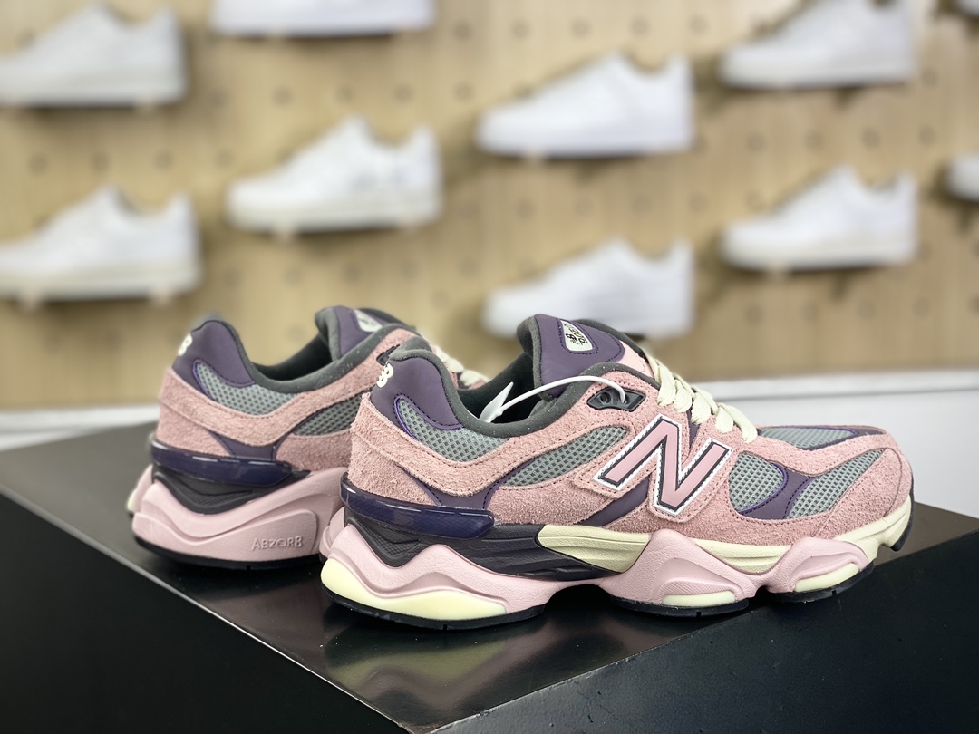 220 New Balance 9060"Pink Purple"系列复古百搭跑步鞋“冰淇淋粉深紫”U9060YSO