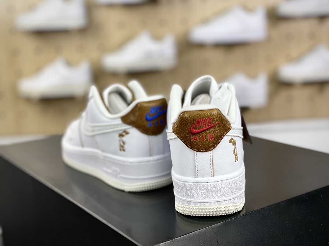 200 耐克Nike Air Force 1’07 Low"1972 Goddess of Victory"空军一号板鞋“白麻棕胜利女神”HF5716-111