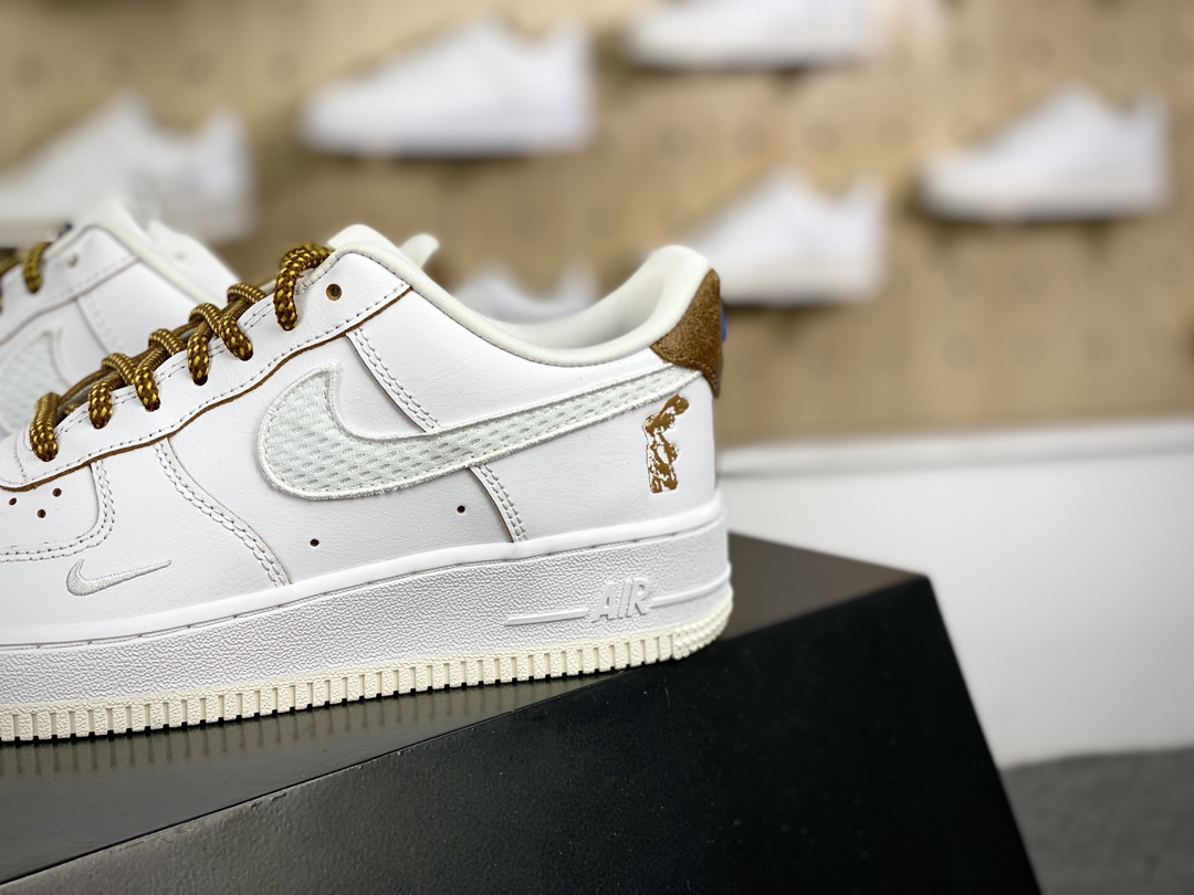 200 耐克Nike Air Force 1’07 Low"1972 Goddess of Victory"空军一号板鞋“白麻棕胜利女神”HF5716-111