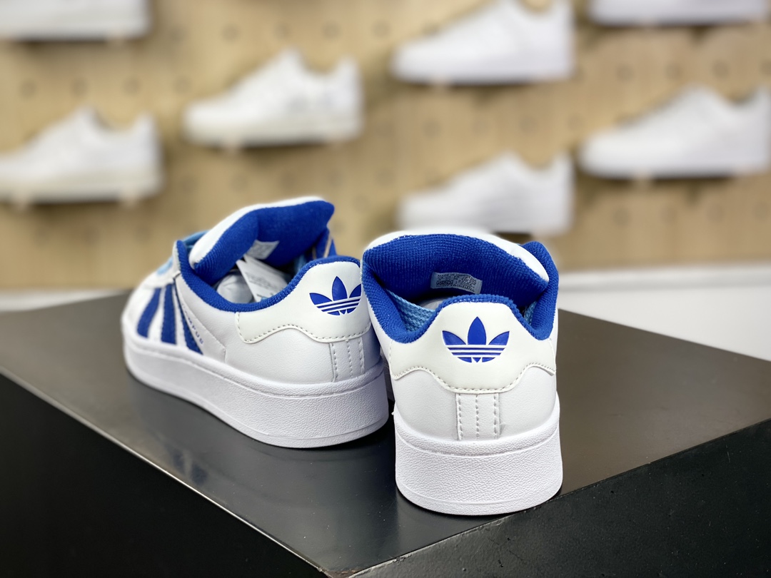 140 阿迪达斯Adidas Originals Campus 00s 学院系列面包板鞋“皮面白蓝”ID2066