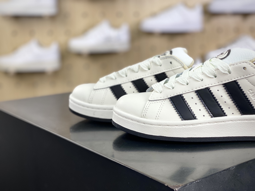 阿迪达斯Adidas Originals Campus 00s 学院系列板鞋“皮面白黑”IF8761