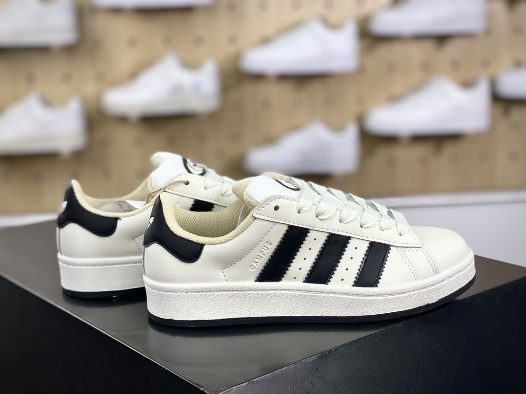 阿迪达斯Adidas Originals Campus 00s 学院系列板鞋“皮面白黑”IF8761