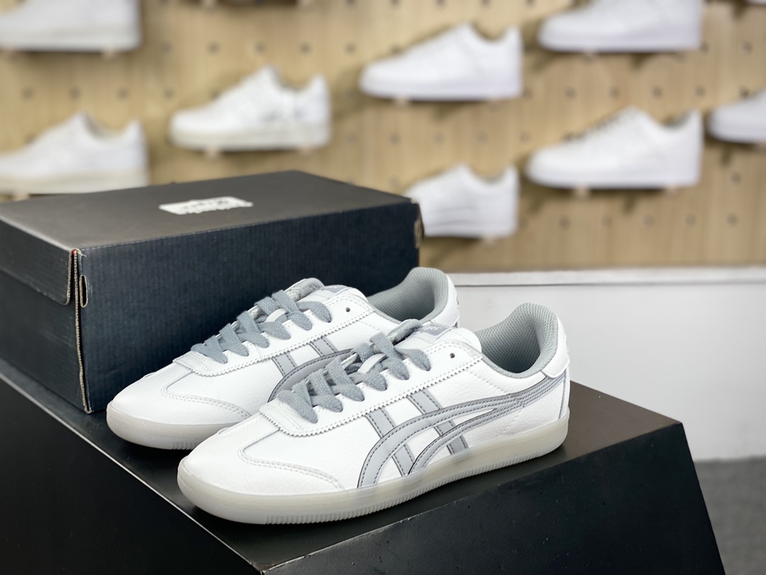 140 鬼塚虎/Onitsuka Tiger Tokuten 得分系列低帮板鞋“皮革白灰果冻底”1183B938-101