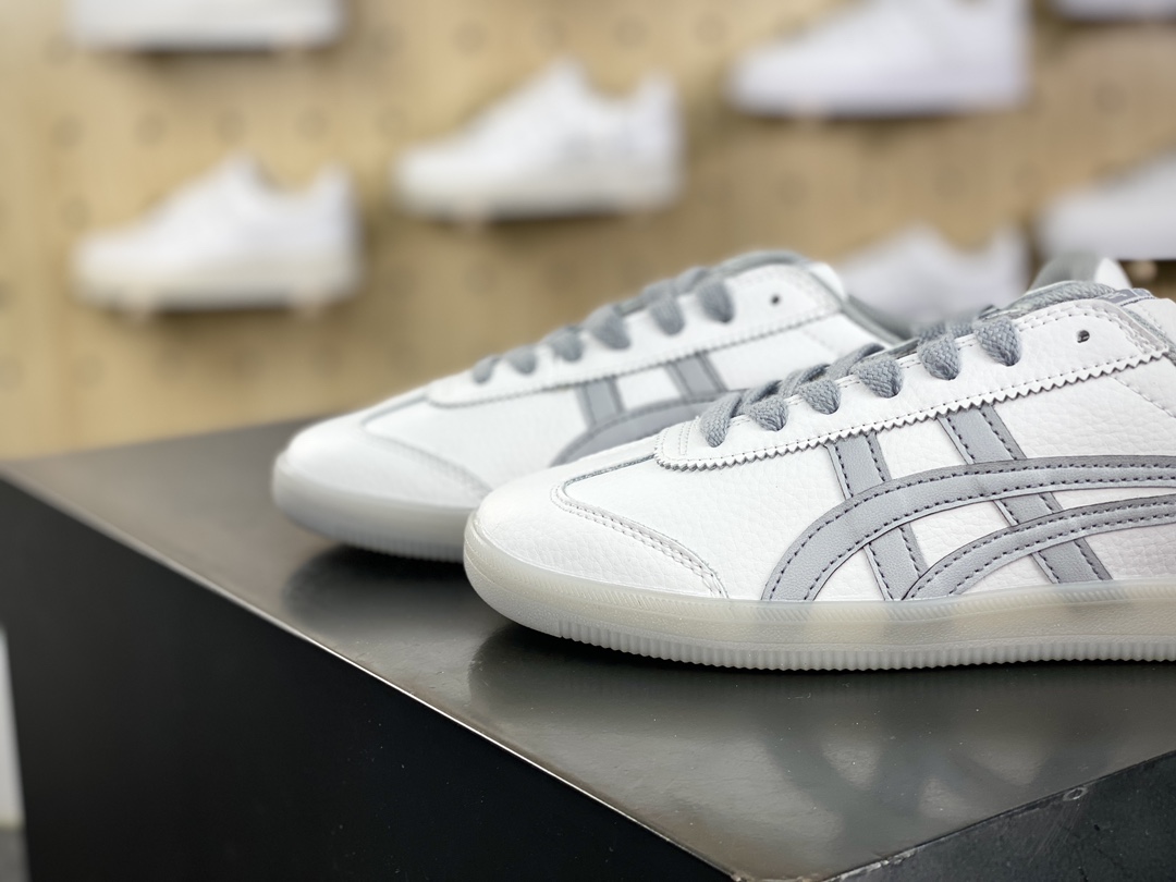 140 鬼塚虎/Onitsuka Tiger Tokuten 得分系列低帮板鞋“皮革白灰果冻底”1183B938-101