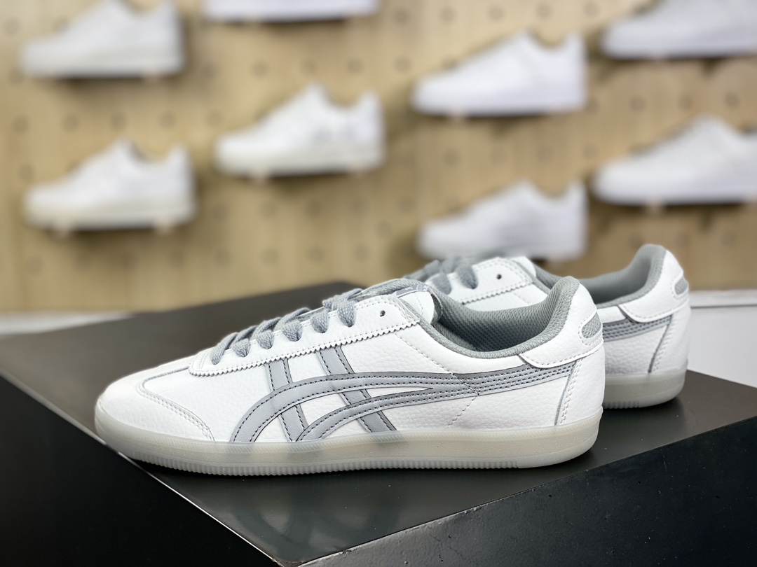 140 鬼塚虎/Onitsuka Tiger Tokuten 得分系列低帮板鞋“皮革白灰果冻底”1183B938-101