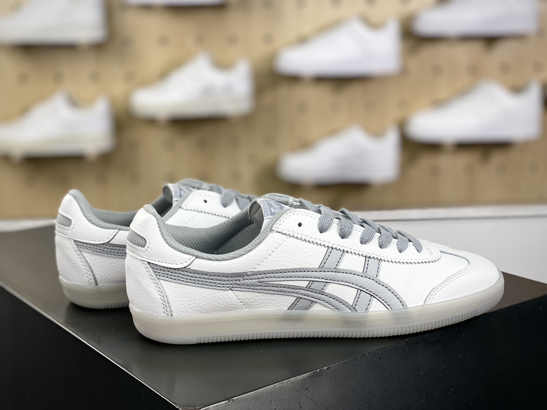 140 鬼塚虎/Onitsuka Tiger Tokuten 得分系列低帮板鞋“皮革白灰果冻底”1183B938-101