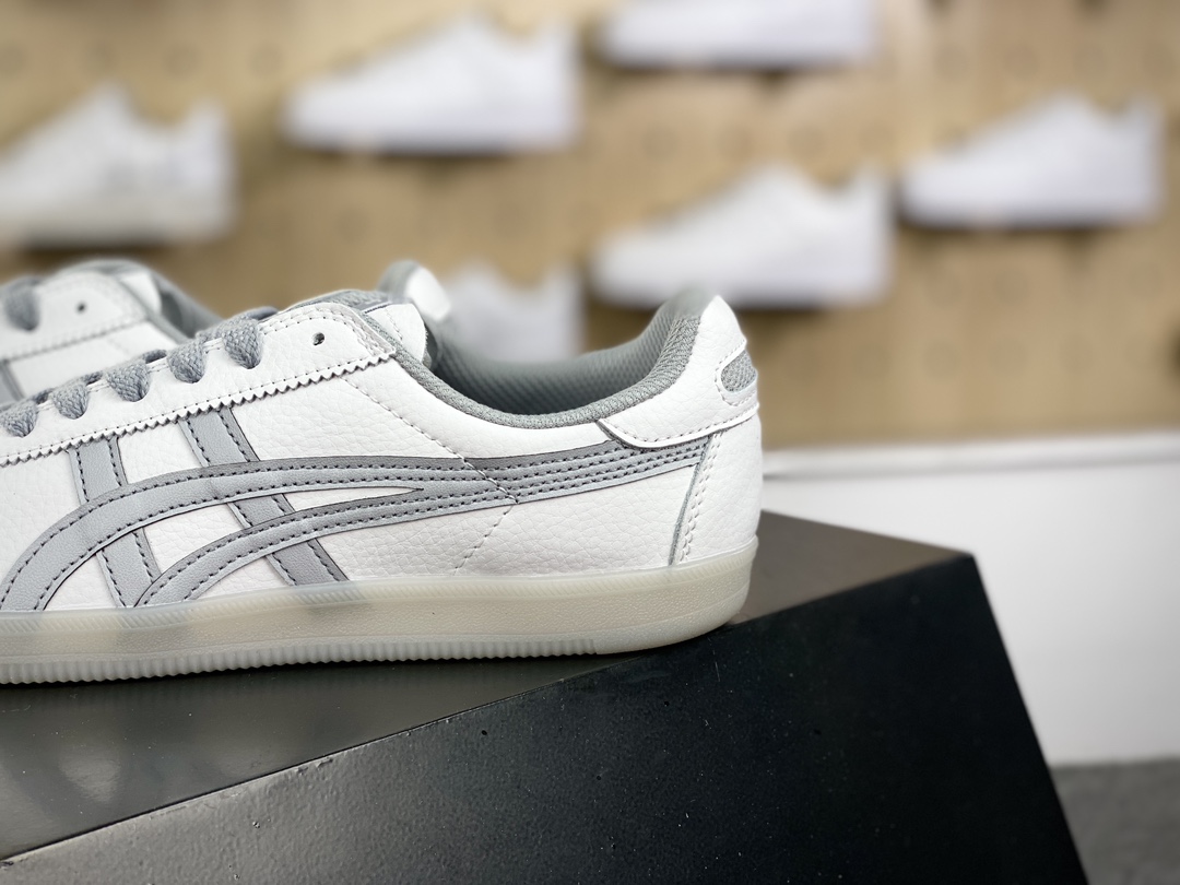 140 鬼塚虎/Onitsuka Tiger Tokuten 得分系列低帮板鞋“皮革白灰果冻底”1183B938-101