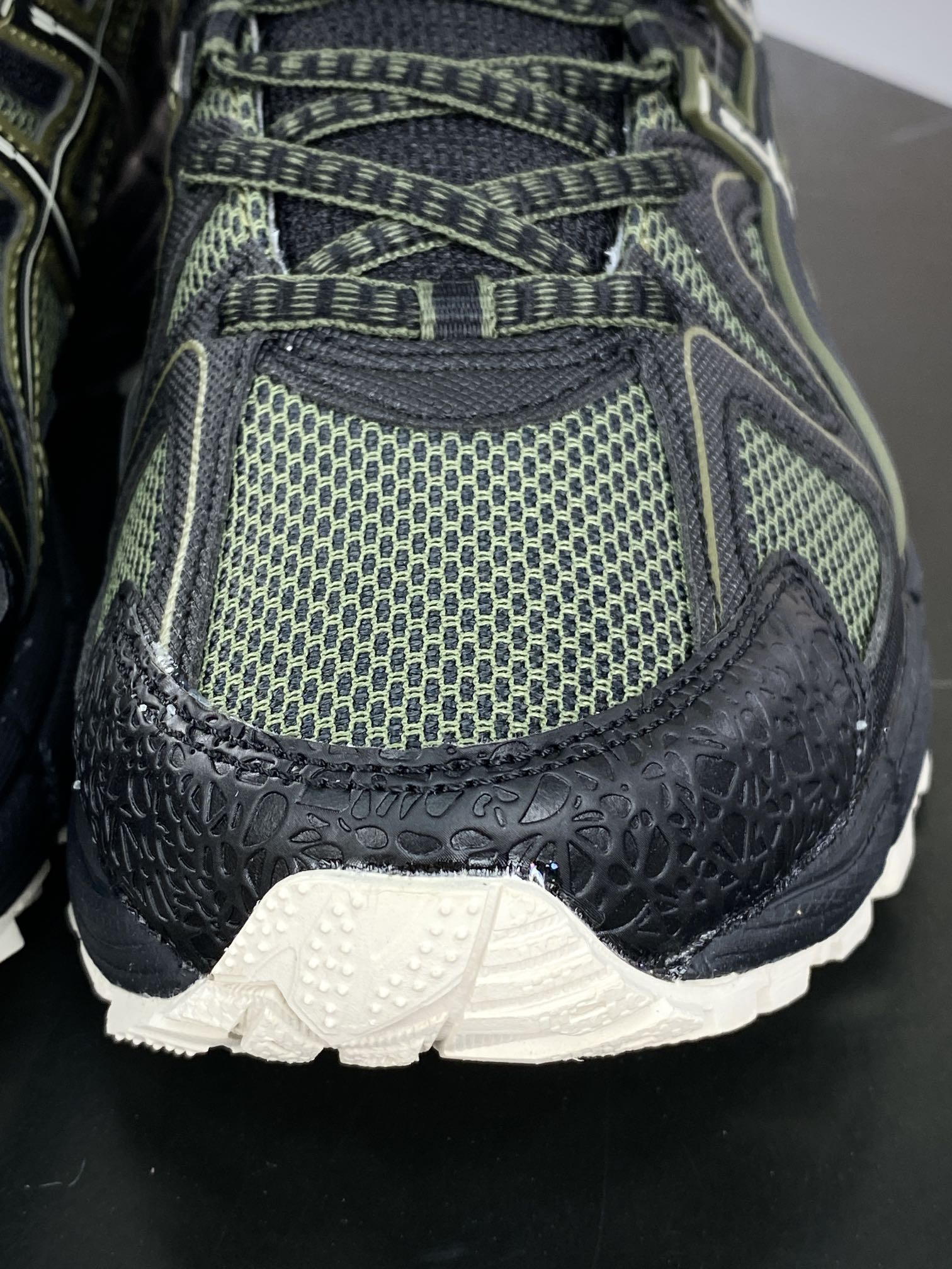 200 ASICS/亚瑟士 Tiger Gel-Kahana 8代系列低帮越野休闲运动跑步鞋“深灰荧光绿”1011B387-021