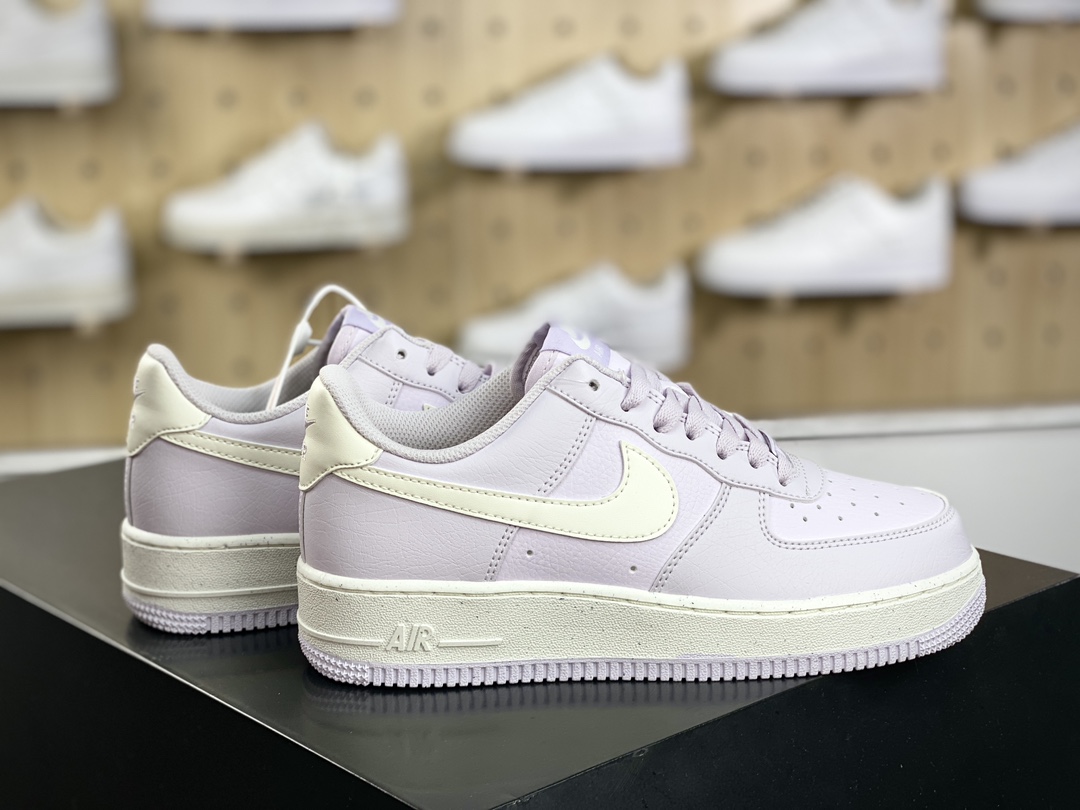 200 耐克Nike Air Force 1’07 Low Next Nature”Pink Rice”空军一号板鞋“皮革浅粉米白”DV3808-001