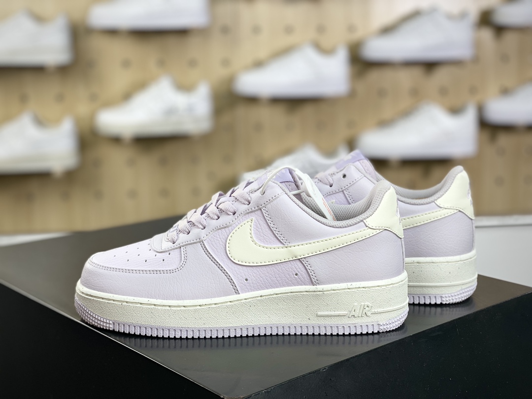 200 耐克Nike Air Force 1’07 Low Next Nature”Pink Rice”空军一号板鞋“皮革浅粉米白”DV3808-001