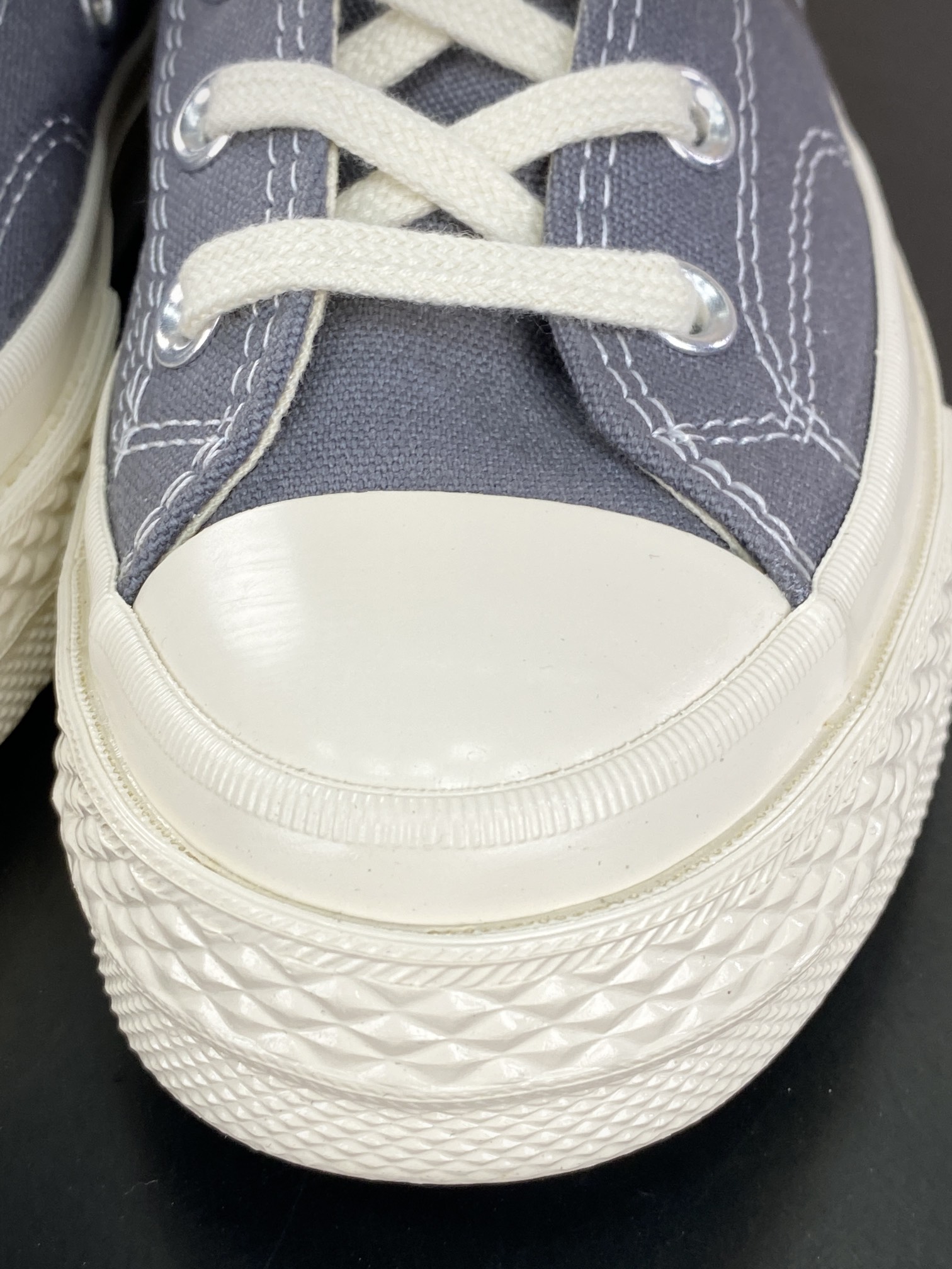 120  Converse Chuck Taylor All Star 1970s High”CDG”复古三星标低帮板鞋“帆布米灰大桃心”