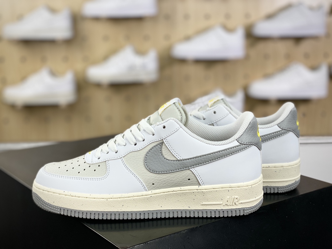 200 耐克Nike Air Force 1'07”40th Anniversary/White Grey”空军一号板鞋“白灰灰钩”FZ4620-100